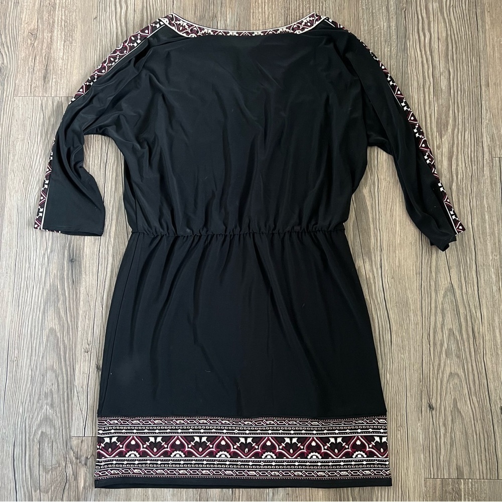 WHBM Slit Sleeve Embroidered Blouson Dress - Picture 5 of 8